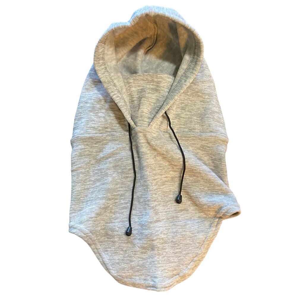 Gray Balaclava Ski Winter Unisex Fleeced Hooded Mask ONE SIZE
